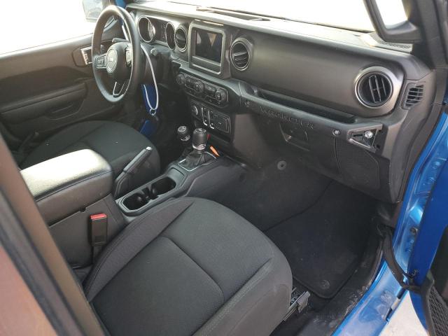 1C4GJXAN0MW790739 - 2021 JEEP WRANGLER SPORT BLUE photo 8
