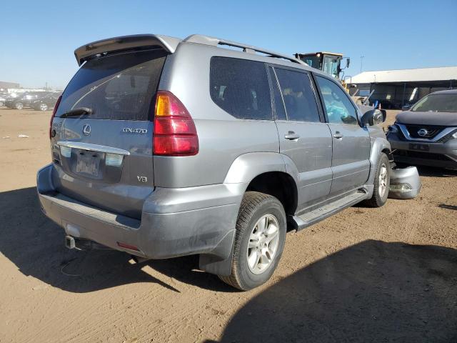 JTJBT20X740049756 - 2004 LEXUS GX 470 GRAY photo 3