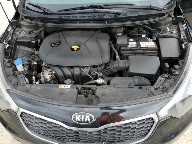 KNAFX4A85F5357703 - 2015 KIA FORTE EX BLACK photo 11