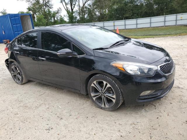 KNAFX4A85F5357703 - 2015 KIA FORTE EX BLACK photo 4