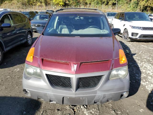 3G7DA03E91S525153 - 2001 PONTIAC AZTEK MAROON photo 5