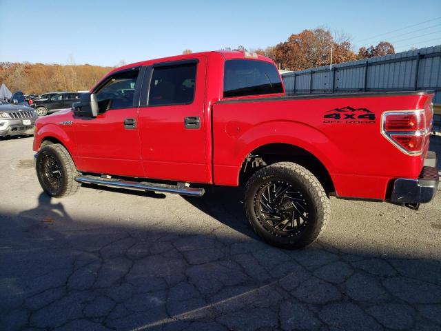 1FTFW1EV5AKE37260 - 2010 FORD F150 SUPERCREW RED photo 2