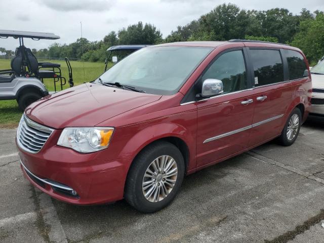 2C4RC1CG4DR661233 - 2013 CHRYSLER TOWN & COU TOURING L RED photo 1