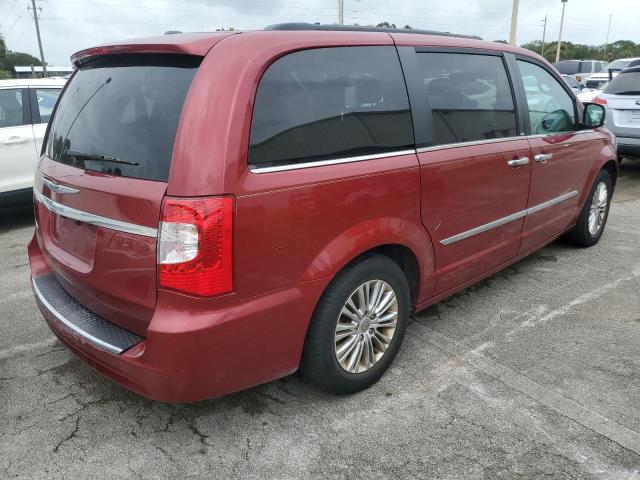 2C4RC1CG4DR661233 - 2013 CHRYSLER TOWN & COU TOURING L RED photo 3