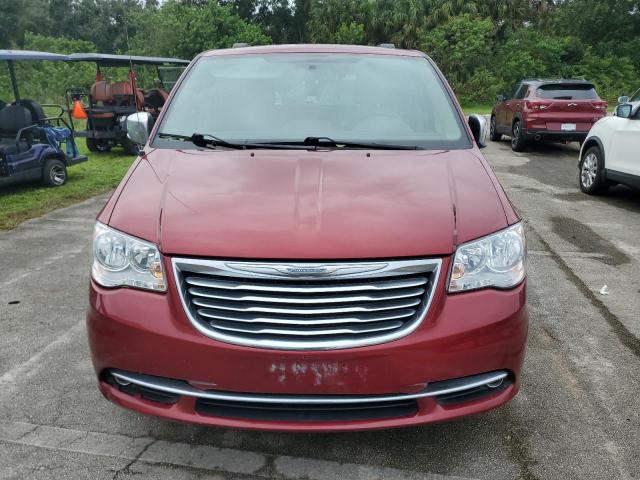2C4RC1CG4DR661233 - 2013 CHRYSLER TOWN & COU TOURING L RED photo 5
