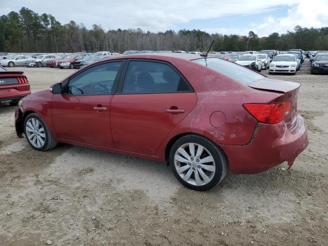 KNAFW4A34A5134181 - 2010 KIA FORTE SX RED photo 2