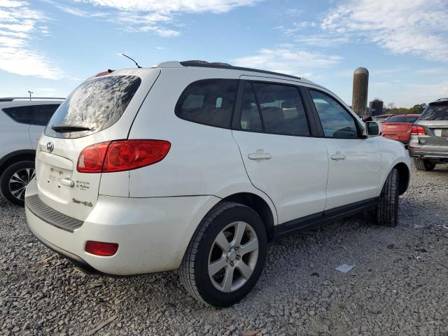 5NMSH13E27H027371 - 2007 HYUNDAI SANTA FE SE WHITE photo 3