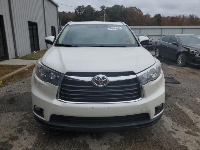 5TDKKRFH6FS106074 - 2015 TOYOTA HIGHLANDER XLE WHITE photo 5