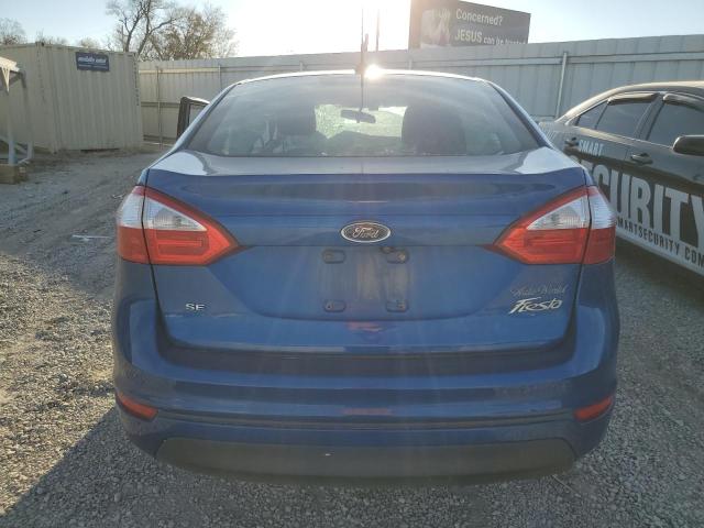 3FADP4BJ6JM112090 - 2018 FORD FIESTA SE BLUE photo 6