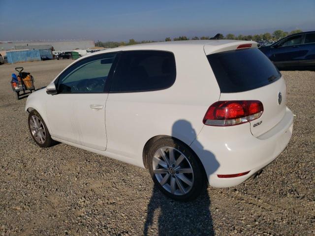 WVWMM7AJ9BW281205 - 2011 VOLKSWAGEN GOLF WHITE photo 2