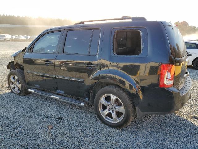 5FNYF4H54CB007645 - 2012 HONDA PILOT EXL BLACK photo 2