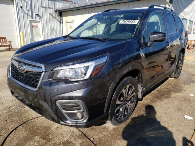 JF2SKAUC2KH550223 - 2019 SUBARU FORESTER LIMITED GRAY photo 1