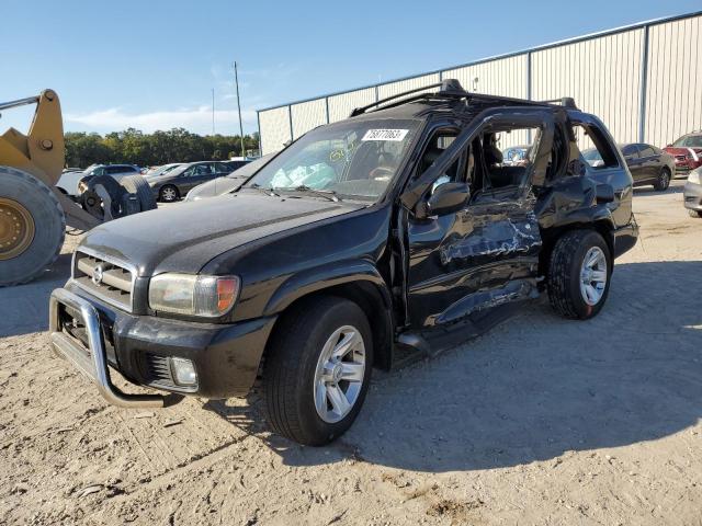 JN8DR09Y02W744847 - 2002 NISSAN PATHFINDER LE BLACK photo 1