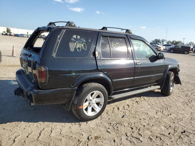 JN8DR09Y02W744847 - 2002 NISSAN PATHFINDER LE BLACK photo 3