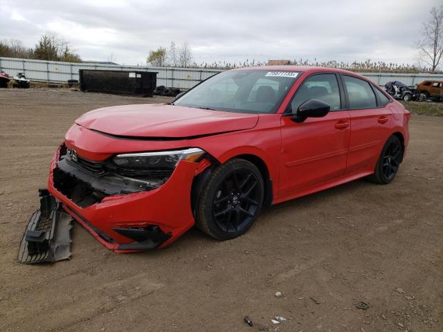 2HGFE2F56NH561432 - 2022 HONDA CIVIC SPORT 红色 照片 1