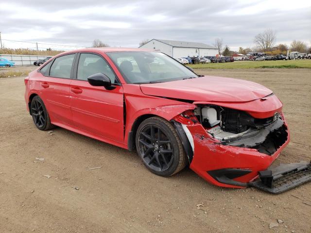 2HGFE2F56NH561432 - 2022 HONDA CIVIC SPORT 红色 照片 4