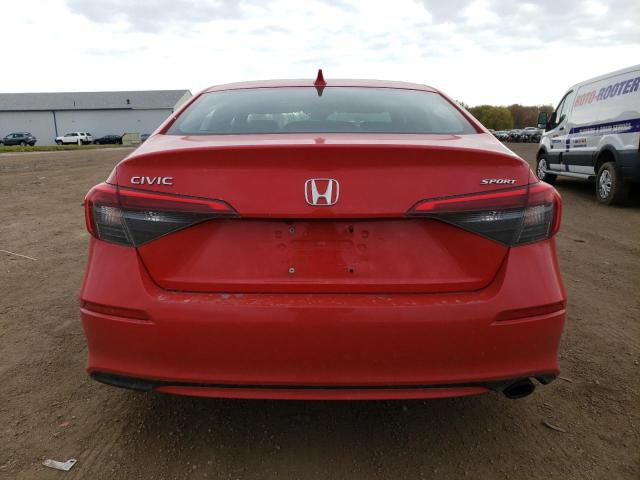 2HGFE2F56NH561432 - 2022 HONDA CIVIC SPORT 红色 照片 6