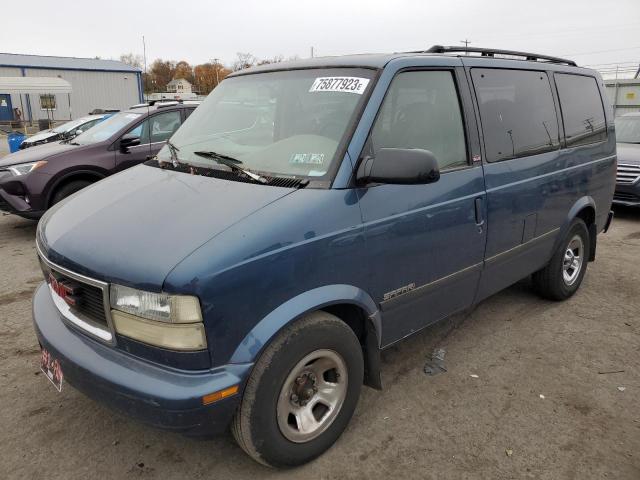 1GKDM19W11B512895 - 2001 GMC SAFARI XT BLUE photo 1