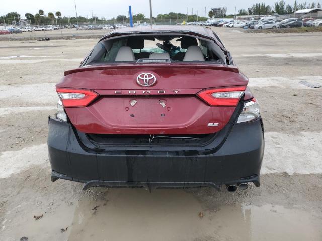 4T1B11HK5JU610435 - 2018 TOYOTA CAMRY L RED photo 6