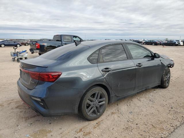 3KPF34AD8ME320576 - 2021 KIA FORTE GT LINE GRAY photo 3