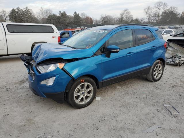 MAJ3S2GE3LC325738 - 2020 FORD ECOSPORT SE BLUE photo 1