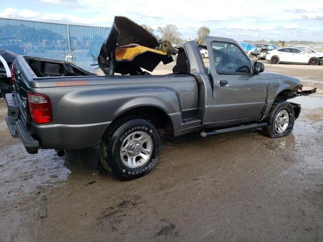 1FTYR10U74PB23857 - 2004 FORD RANGER GRAY photo 3