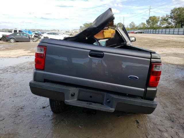 1FTYR10U74PB23857 - 2004 FORD RANGER GRAY photo 6