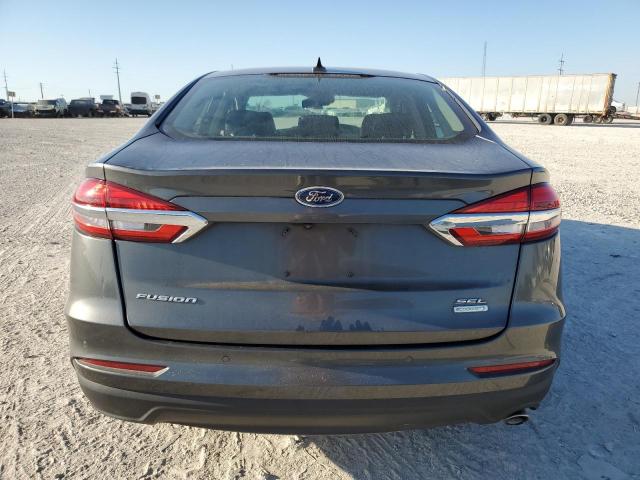 3FA6P0CD0LR115552 - 2020 FORD FUSION SEL GRAY photo 6