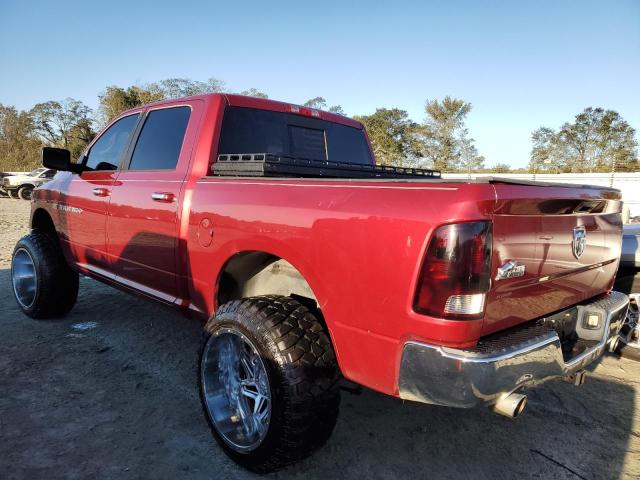 1D7RB1CT2BS615725 - 2011 DODGE RAM 1500 MAROON photo 2