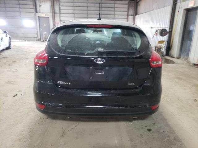 1FADP3M27JL203533 - 2018 FORD FOCUS SEL BLACK photo 6