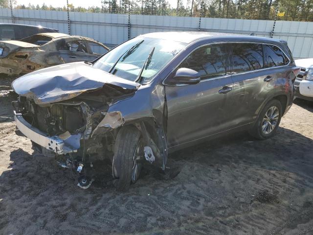 5TDZKRFH8FS105779 - 2015 TOYOTA HIGHLANDER LE GRAY photo 1