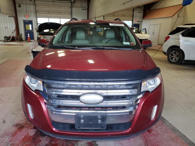 2FMDK4JC6DBA89651 - 2013 FORD EDGE SEL RED photo 5