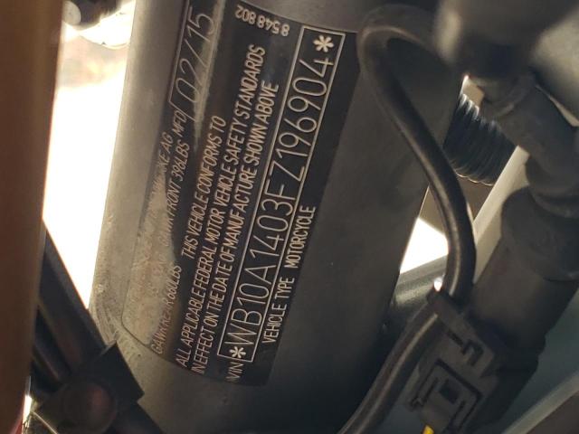 WB10A1403FZ196904 - 2015 BMW R1200 R GRAY photo 10