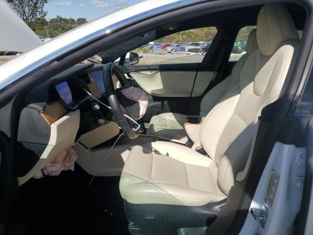 5YJSA1E29LF399857 - 2020 TESLA MODEL S WHITE photo 7