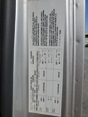 3C6URVJG5LE134005 - 2020 RAM PROMASTER 3500 HIGH ორფეროვანი ფოტო 10