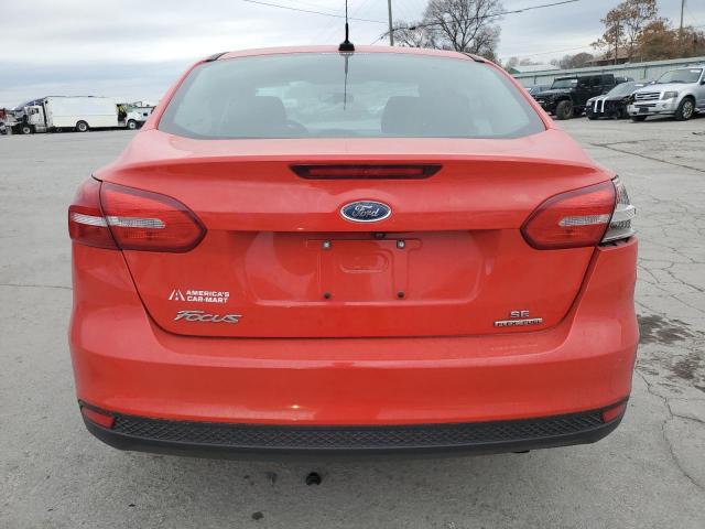 1FADP3F25GL371404 - 2016 FORD FOCUS SE RED photo 6