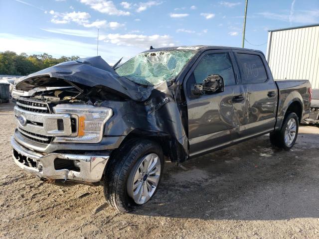 1FTEW1C50KKC39203 - 2019 FORD F150 SUPERCREW GRAY photo 1