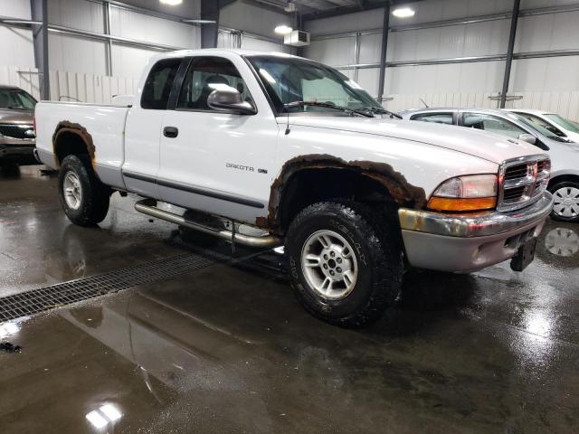 1B7GG22N3YS534379 - 2000 DODGE DAKOTA WHITE photo 4