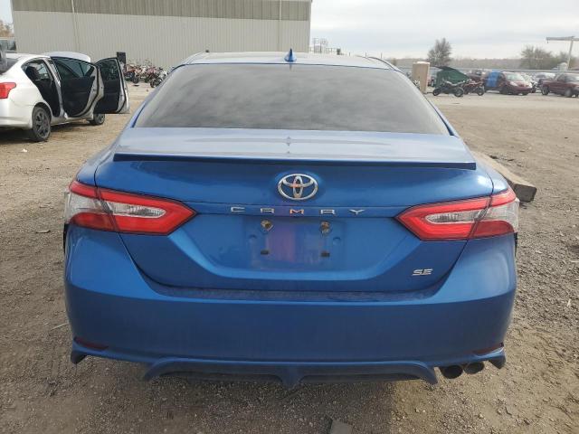 4T1B11HK2KU254916 - 2019 TOYOTA CAMRY L BLUE photo 6