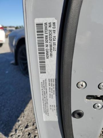 2C3CDZFJ1MH641461 - 2021 DODGE CHALLENGER R/T SCAT PACK GRAY photo 12