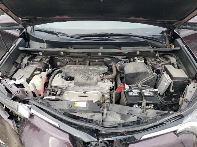 2T3RFREV8JW734848 - 2018 TOYOTA RAV4 ADVENTURE BURGUNDY photo 11