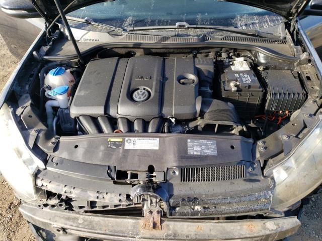 WVWAA7AJ5AW220959 - 2010 VOLKSWAGEN GOLF BLACK photo 11