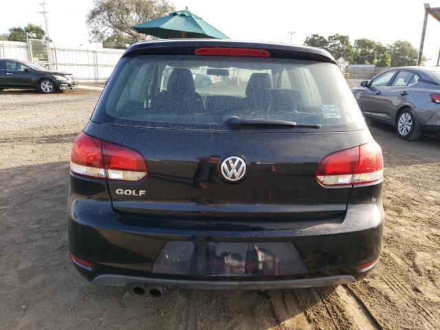 WVWAA7AJ5AW220959 - 2010 VOLKSWAGEN GOLF BLACK photo 6
