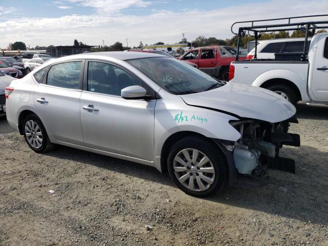 3N1AB7APXFL639228 - 2015 NISSAN SENTRA S SILVER photo 4