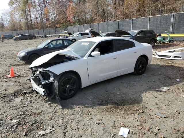 2C3CDXBG8KH707354 - 2019 DODGE CHARGER SXT WHITE photo 1