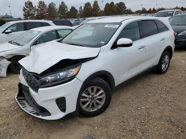 5XYPG4A57LG622749 - 2020 KIA SORENTO S WHITE photo 1