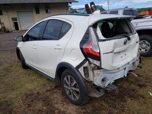 JTDKDTB33J1614901 - 2018 TOYOTA PRIUS C WHITE photo 2