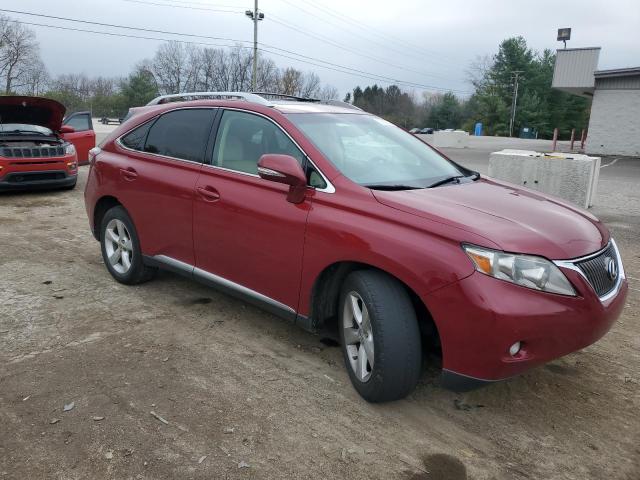 2T2BK1BA1BC106394 - 2011 LEXUS RX 350 MAROON photo 4