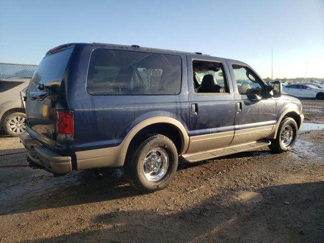 1FMNU44SX3EB12787 - 2003 FORD EXCURSION EDDIE BAUER BLUE photo 3