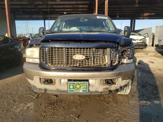 1FMNU44SX3EB12787 - 2003 FORD EXCURSION EDDIE BAUER BLUE photo 5